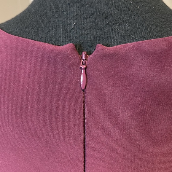 NWT Adrianna Papell Women's 14 Twist Front Jersey Gown 2/3 Bell Sleeves Zipper - Picture 5 of 11